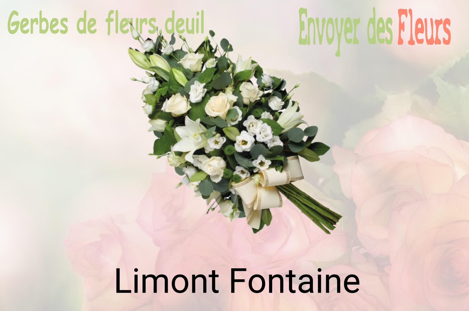 Gerbe de fleurs de deuil livrée à Limont-Fontaine